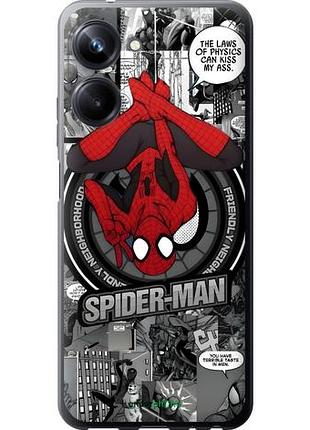 Чехол на realme 10 pro человек паук, spiderman риалми 10 про