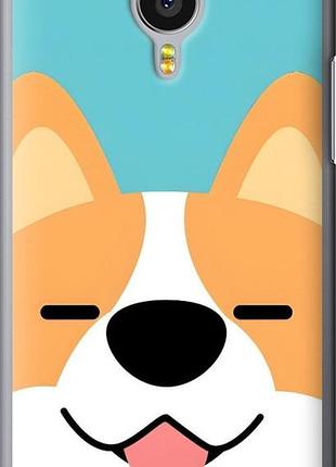 Чехол на meizu mx4 pro забавный корги мейзу мх4 про