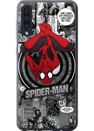 Чехол на samsung galaxy a50 2019 a505f человек паук, spiderman самсунг а50 2019 а505ф