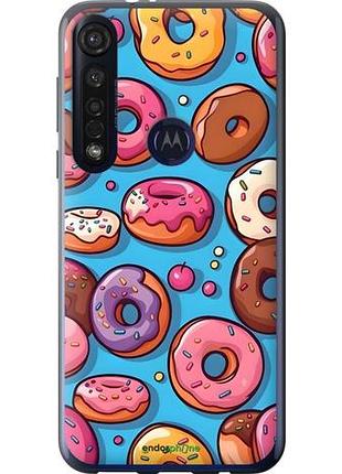 Чехол на motorola g8 plus пончики моторола г8 плюс