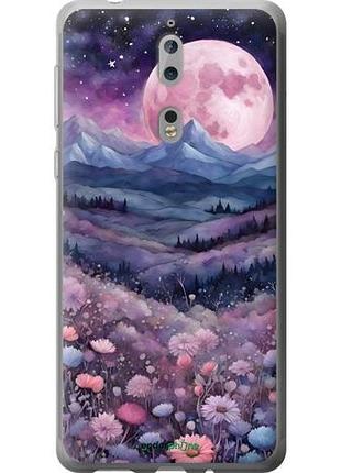Чехол на nokia 8 ночь луна арт нокиа 8
