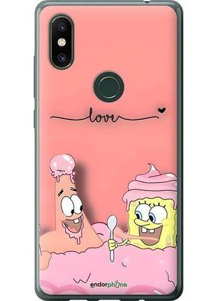 Чехол на xiaomi mi mix 2s спанч боб, sponge bob сяоми ми микс 2с