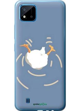 Чехол на realme c20a смешная утка, гусь риалми с20а
