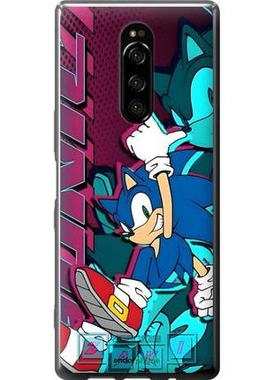 Чехол на sony xperia 1 j9110 соник sonic сони эксперия 1 й9110