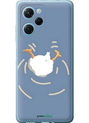 Чехол на xiaomi redmi note 12 pro speed смешная утка, гусь сяоми редми ноут 12 про сpeed