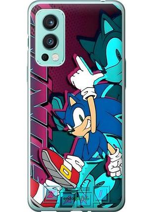 Чехол на oneplus nord 2 соник