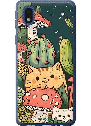Чехол на samsung galaxy a01 core a013f коты грибы самсунг а01 кор а013ф