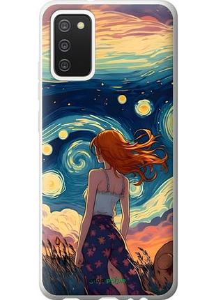 Чохол на samsung galaxy a02s a025f дівчина арт