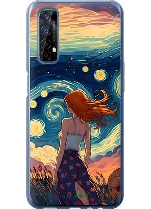 Чохол на realme 7 дівчина арт