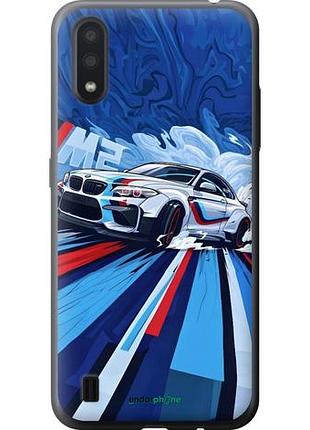 Чехол на samsung galaxy a01 a015f bmw m2, бмв м2 самсунг а01 а015ф