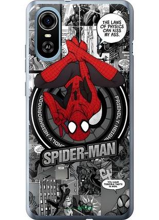 Чехол на zte blade a31 plus человек паук, spiderman зте блейд а31 плюс
