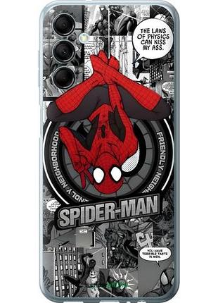 Чехол на samsung galaxy m14 m146b человек паук, spiderman самсунг м14 м146б