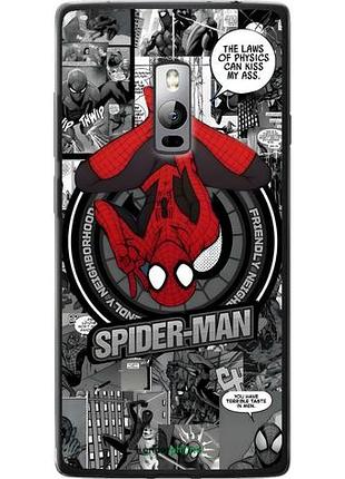 Чехол на oneplus 2 человек паук, spiderman 1+ 2