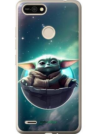 Чехол на tecno pop 2f b1f малыш йода, грогу текно пop 2ф б1ф