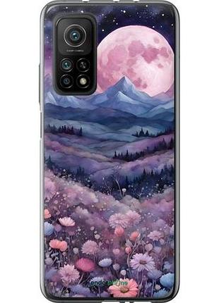 Чехол на xiaomi mi 10t pro ночь луна арт сяоми ми 10т про