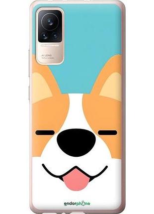 Чехол на xiaomi civi забавный корги сяоми сиви