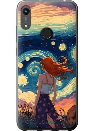 Чохол на huawei honor 8a дівчина арт