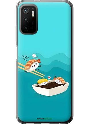 Чехол на xiaomi poco m3 pro суши сяоми поко м3 про