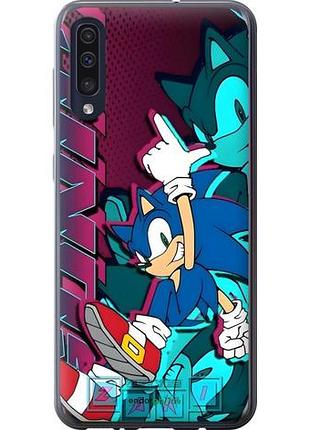 Чехол на samsung galaxy a50 2019 a505f соник sonic самсунг а50 2019 а505ф