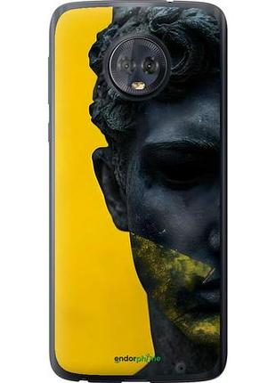 Чехол на motorola moto g6 plus статуя арт моторола мото г6 плюс