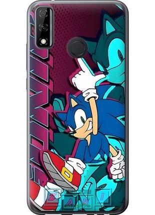 Чехол на huawei p smart 2020 соник sonic хуавей п смарт 2020