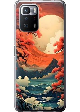 Чохол на xiaomi redmi note 10 pro 5g природа японії