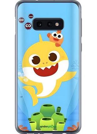 Чехол на samsung galaxy s10e бейби шарк самсунг с10e