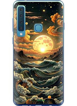 Чехол на samsung galaxy a9 (2018) арт волны самсунг а9 (2018)