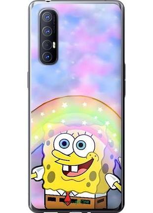 Чехол на oppo reno 3 pro спанч боб, sponge bob оппо рено 3 про