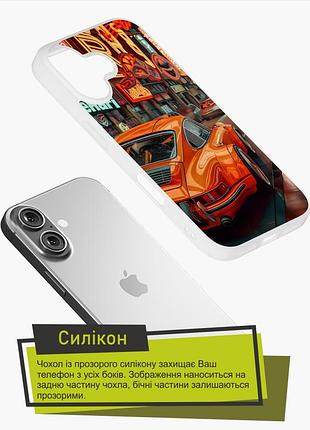 Чехол на oppo a74 порше 3