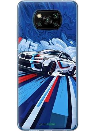 Чехол на xiaomi poco x3 bmw m2, бмв м2 сяоми поко х3