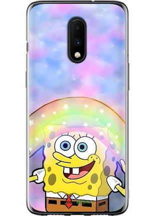 Чехол на oneplus 7 спанч боб