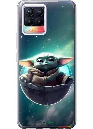Чехол на realme 8 малыш йода, грогу риалми 8
