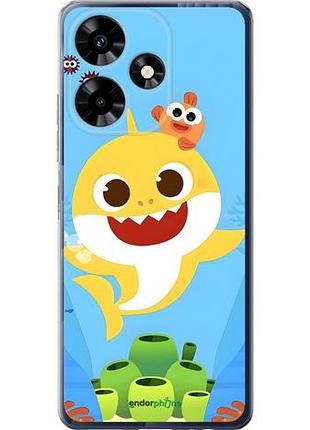 Чехол на infinix hot 30 бейби шарк инфикс хот 30