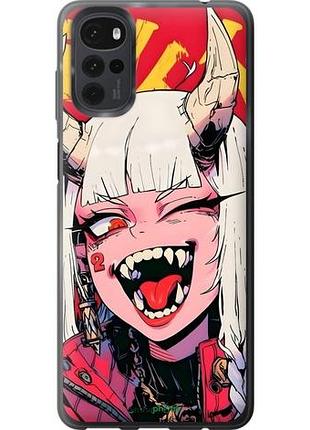Чехол на motorola g22 аниме демон моторола г22