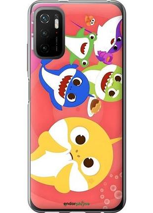 Чехол на xiaomi poco m3 pro бейби шаркс сяоми поко м3 про
