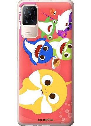 Чехол на xiaomi civi бейби шаркс сяоми сиви
