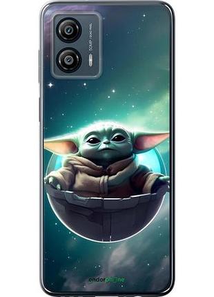 Чехол на motorola moto g53 малыш йода, грогу моторола мото г53