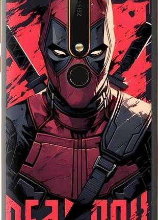 Чехол на nokia 6.1 дэдпул, deadpool нокиа 6.1