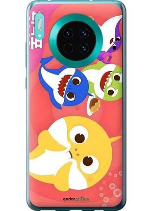 Чехол на huawei mate 30 бейби шаркс хуавей мейт 30