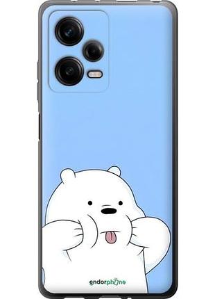 Чехол на xiaomi redmi note 12 pro 5g милый мишка сяоми редми ноут 12 про 5г