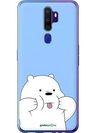 Чехол на oppo a5 2020 милый мишка оппо а5 2020