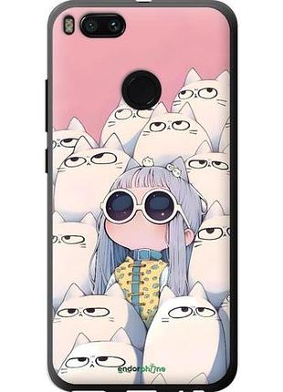 Чохол на xiaomi mi 5x малюк з котами
