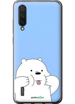 Чехол на xiaomi mi 9 lite милый мишка сяоми ми 9 лайт