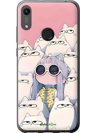 Чохол на huawei y6s малюка з котами