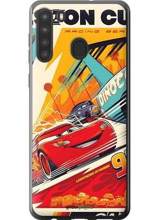 Чехол на samsung galaxy a21 тачки самсунг а21