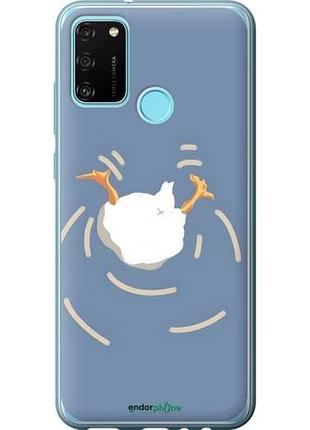 Чехол на huawei honor 9a смешная утка, гусь хуавей хонор 9а