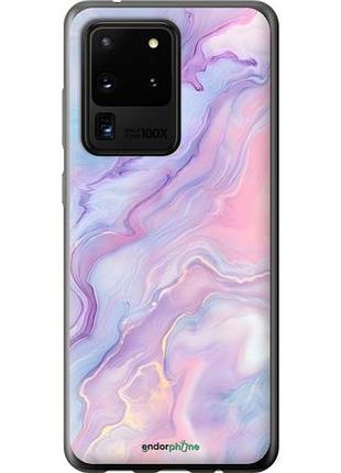 Чехол на samsung galaxy s20 ultra нежный мрамор самсунг с20 ультра