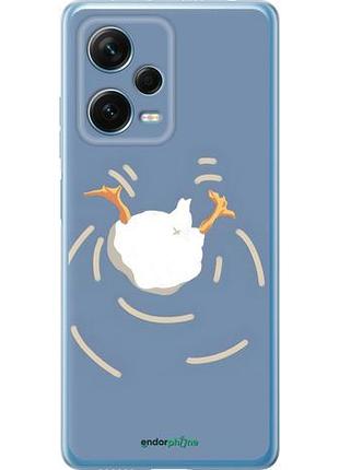 Чехол на xiaomi redmi note 12 pro+ 5g смешная утка, гусь сяоми редми ноут 12 про+ 5г