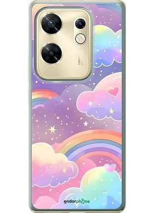 Чохол на infinix zero 30 4g хмари та веселка
